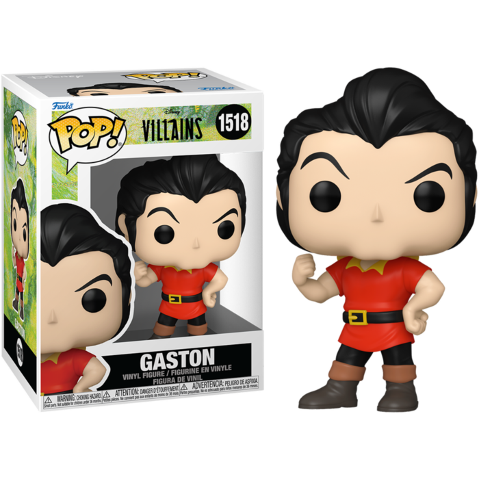 Funko Pop! Beauty and the Beast - Gaston Flexing Disney Villains