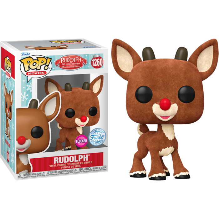 Funko Pop! Rudolph the Red-Nosed Reindeer - Rudolph Flocked