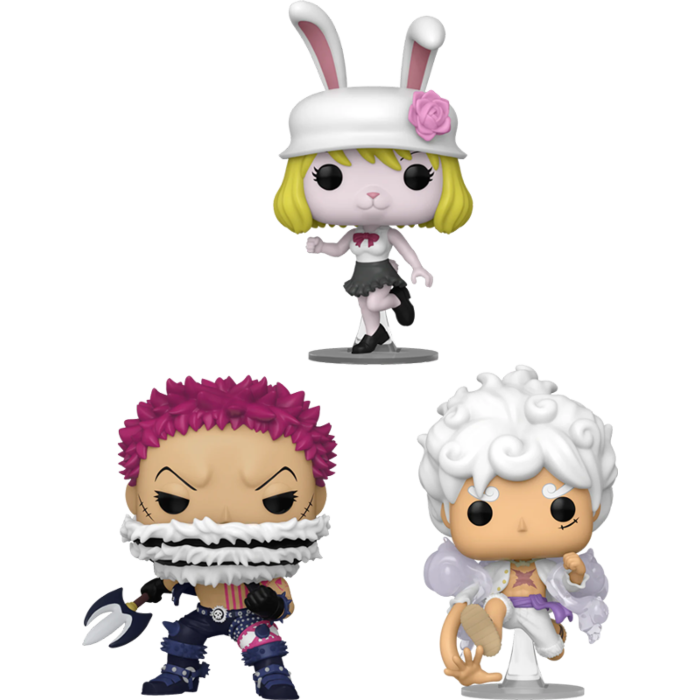 Funko Pop! One Piece - Whole Cake Island with Gear 5 - Bundle (Set of 3) - The Amazing Collectables