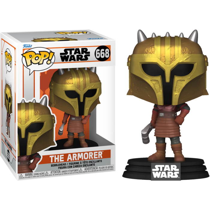 Funko Pop! Star Wars: The Mandalorian - The Armorer (Hand on the Side)