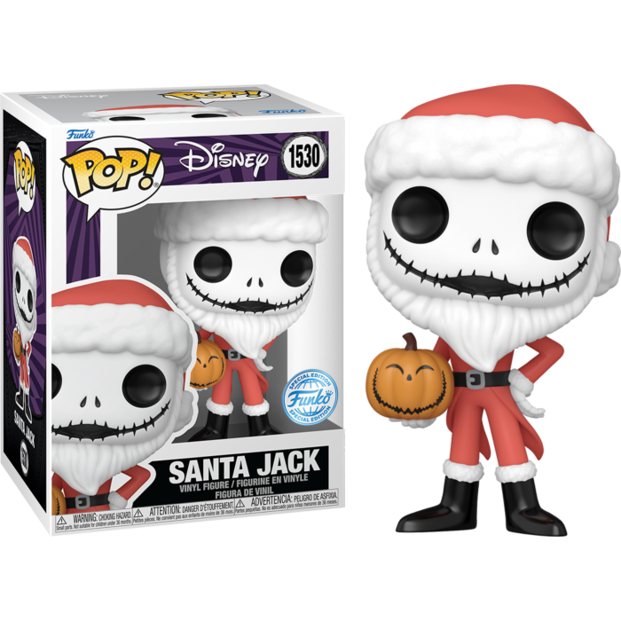 Funko Pop! The Nightmare Before Christmas - Santa Jack with Jack-O-Lantern