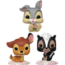 Funko Pop! Bambi (1942) - 80th Anniversary - In the Woods Disney Classics Bundle - (Set of 3) - The Amazing Collectables