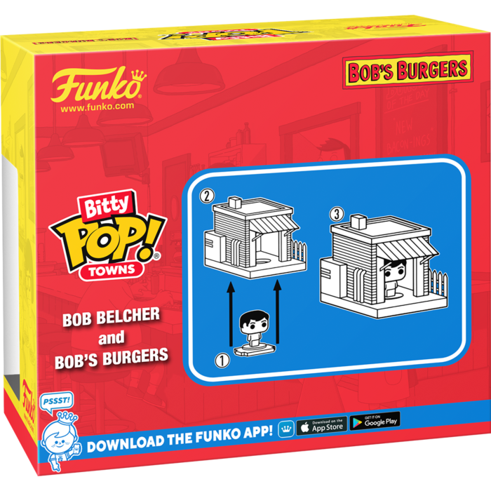 Funko Pop! Bob's Burgers - Bob Belcher & Bob's Burgers Bitty Town