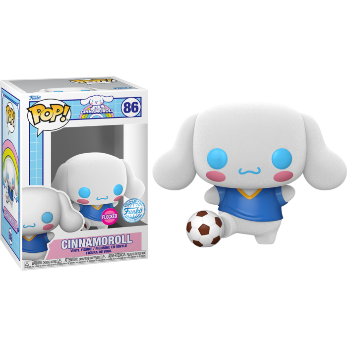 Funko Pop! Cinnamoroll with Soccer Ball Flocked