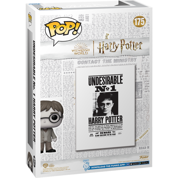 Funko Pop! Covers - Harry Potter - Undesirable No. 1 Harry Potter Wanted Poster