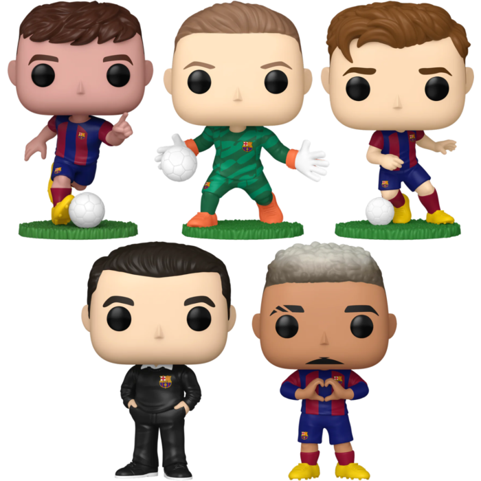Funko Pop! Football (Soccer): Barcelona - More Than a Club Bundle - (Set of 5) - The Amazing Collectables