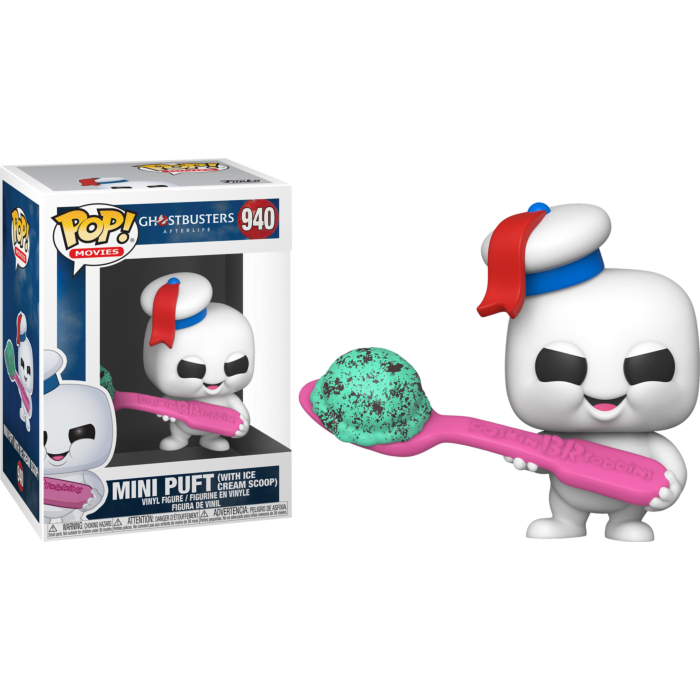 Funko Pop! Ghostbusters Afterlife - Mini Puft with Ice Cream Scoop