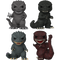 Funko Pop! Godzilla - 70th Anniversary - Bundle (Set of 4)