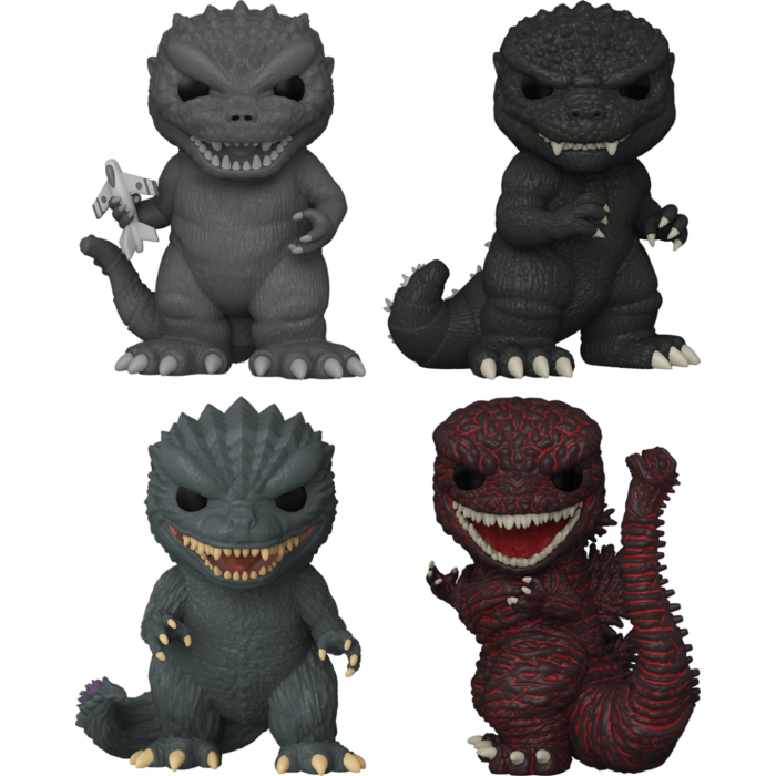 Funko Pop! Godzilla - 70th Anniversary - Bundle (Set of 4)