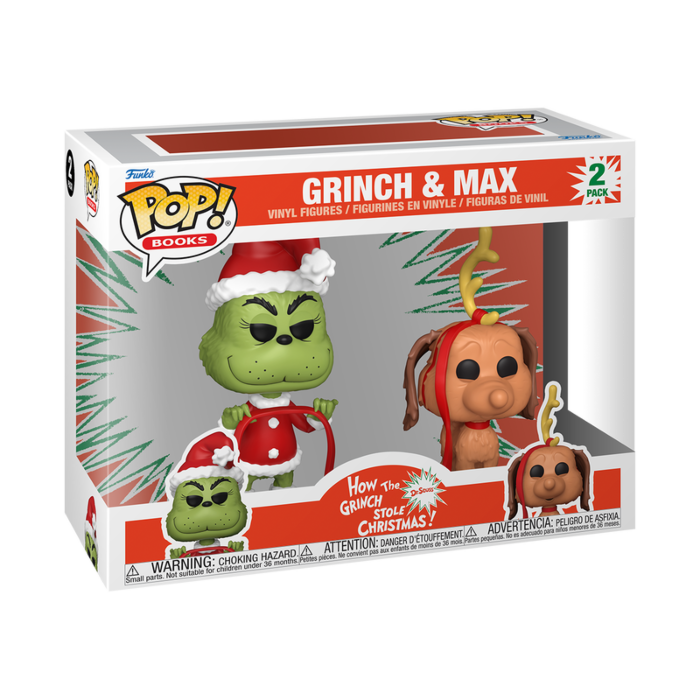 Funko Pop! How the Grinch Stole Christmas! - The Grinch & Max - 2-Pack