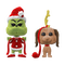 Funko Pop! How the Grinch Stole Christmas! - The Grinch & Max Flocked - 2-Pack