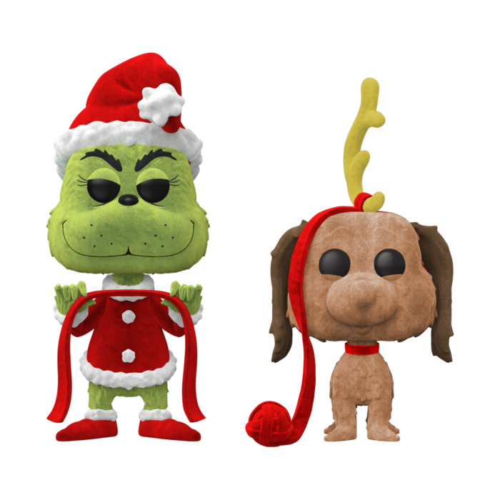 Funko Pop! How the Grinch Stole Christmas! - The Grinch & Max Flocked - 2-Pack