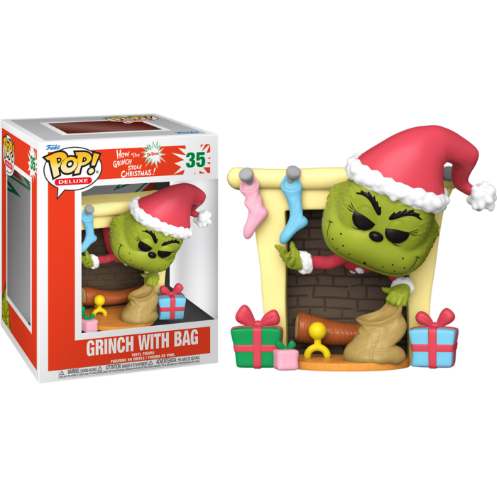 Funko Pop! How the Grinch Stole Christmas! - The Grinch with Bag Deluxe