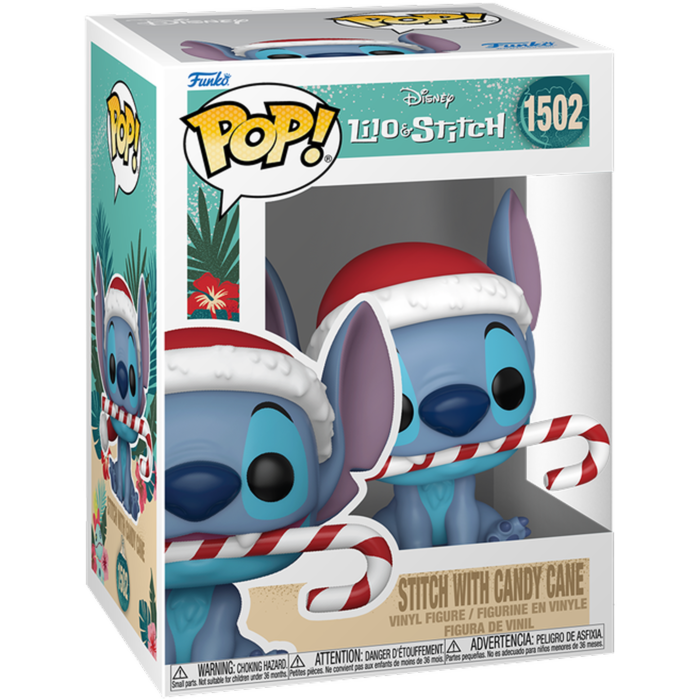 Funko Pop! Lilo & Stitch - Holiday - Stitch with Candy Cane