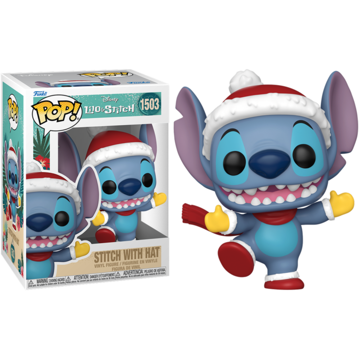 Funko Pop! Lilo & Stitch - Holiday - Stitch with Santa Hat