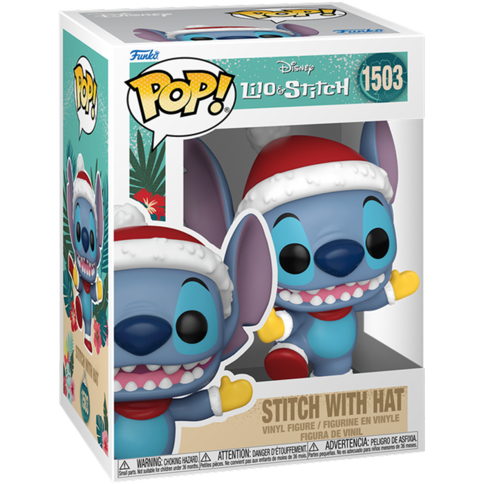 Funko Pop! Lilo & Stitch - Holiday - Stitch with Santa Hat