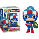 Funko Pop! Marvel - Captain America (Holiday)