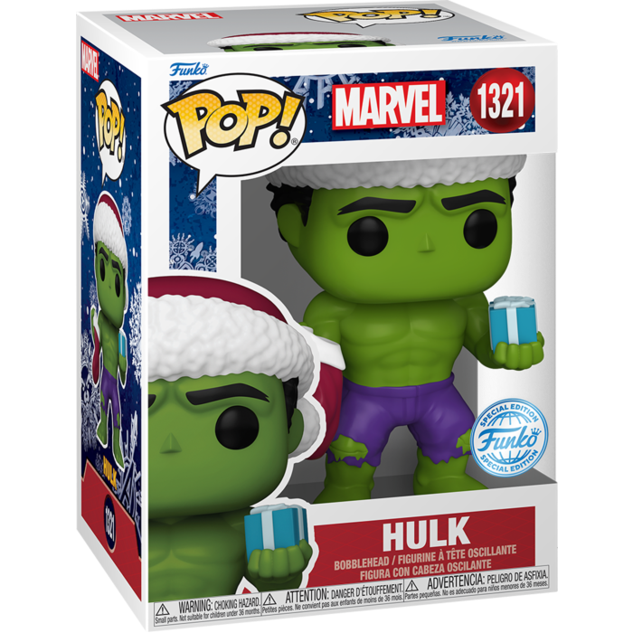 Funko Pop! Marvel - Green Hulk Holiday