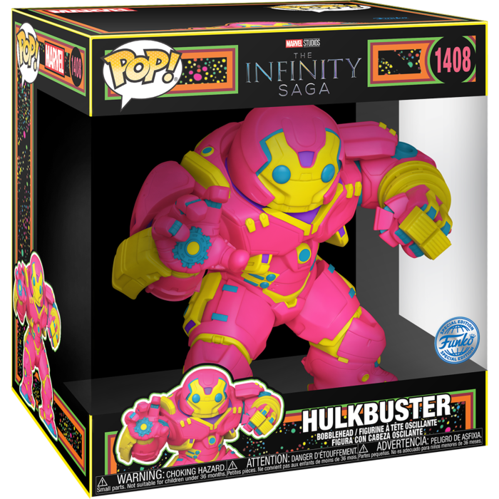 Funko Pop! Marvel - The Infinity Saga - Hulkbuster Blacklight 10"