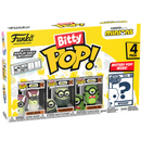 Funko Pop! Minions - Bride Kevin, Frankenbob, Creature Mel & Mystery Bitty - 4 Pack - The Amazing Collectables