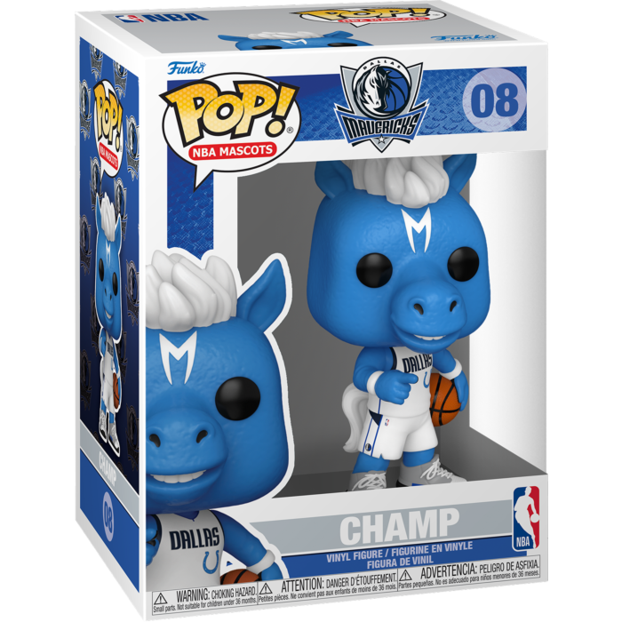 Funko Pop! NBA - Mascots - Champ (Dallas Mavericks)