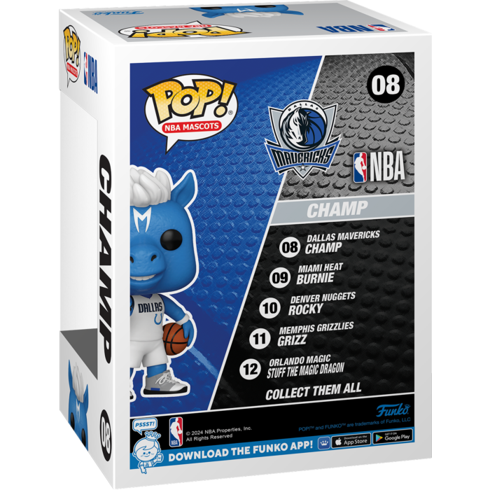 Funko Pop! NBA - Mascots - Champ (Dallas Mavericks)