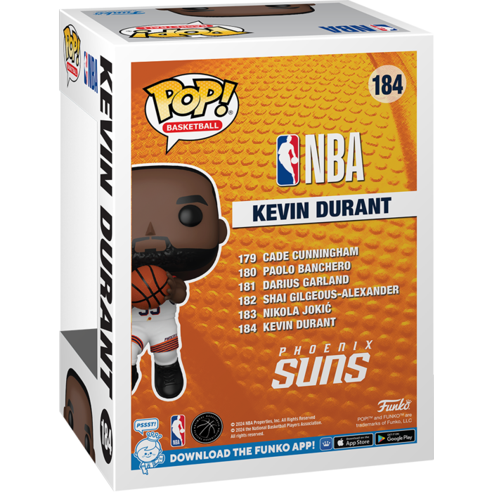 Funko Pop! NBA Basketball - Kevin Durant (Phoenix Suns)