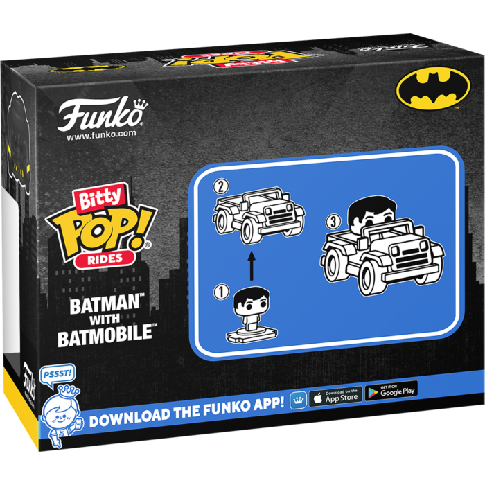 Funko Pop! Rides - Batman - Batman with Batmobile Bitty