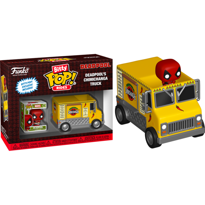 Funko Pop! Rides - Deadpool - Deadpool's Chimichanga Truck Bitty