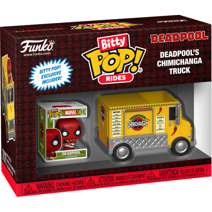 Funko Pop! Rides - Deadpool - Deadpool's Chimichanga Truck Bitty