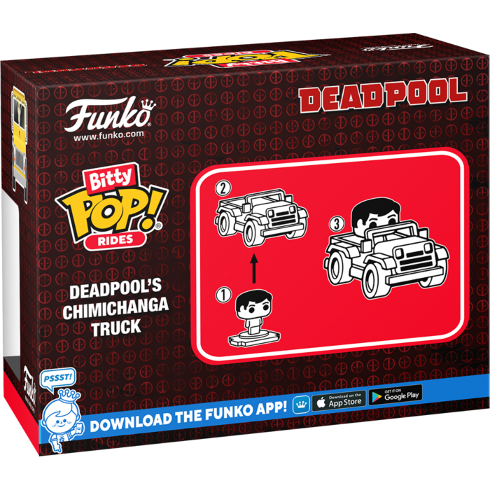 Funko Pop! Rides - Deadpool - Deadpool's Chimichanga Truck Bitty