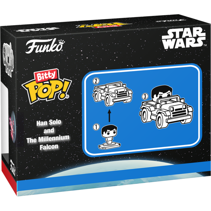 Funko Pop! Rides - Star Wars - Han Solo & The Millennium Falcon Bitty