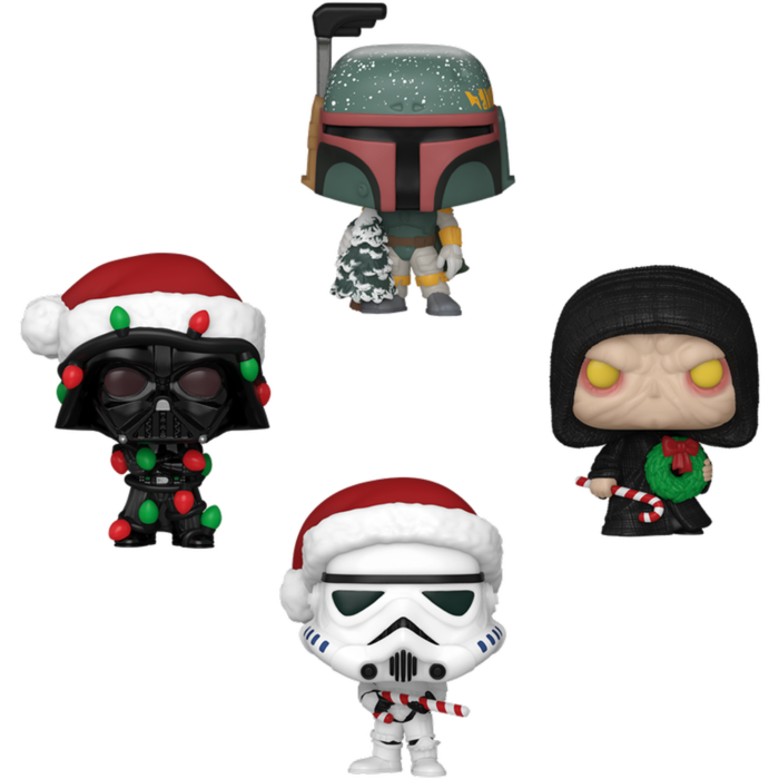 Funko Pop! Star Wars - Christmas Tree Holiday Box Pocket - (4-Pack)