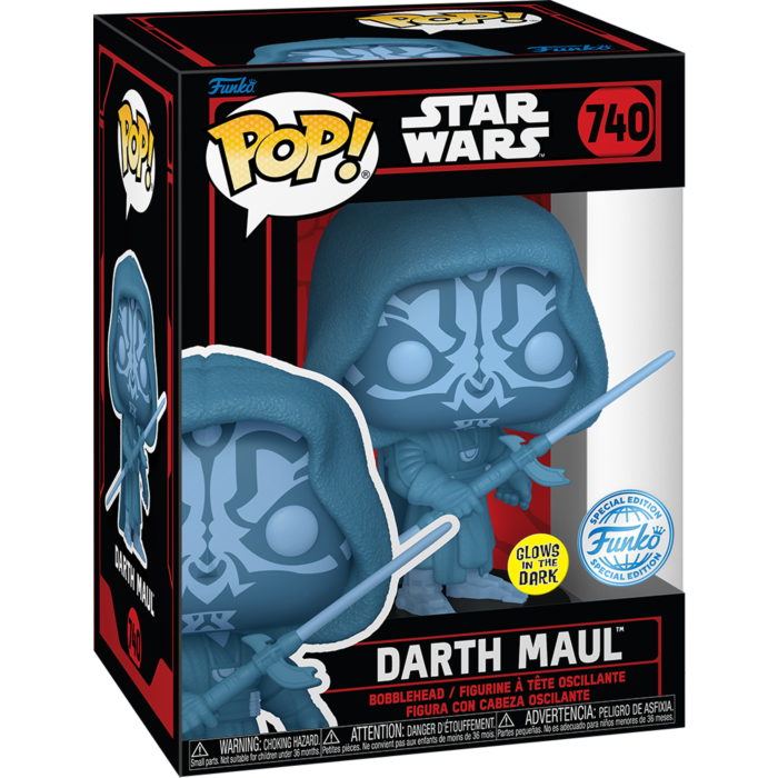 Funko Pop! Star Wars - Dark Side - Darth Maul (Holo) Glow-in-the-Dark