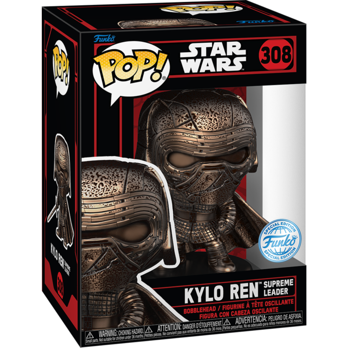 Funko Pop! Star Wars - Dark Side - Kylo Ren Supreme Leader Metallic