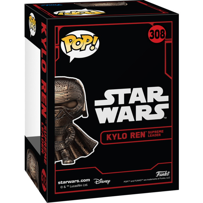 Funko Pop! Star Wars - Dark Side - Kylo Ren Supreme Leader Metallic