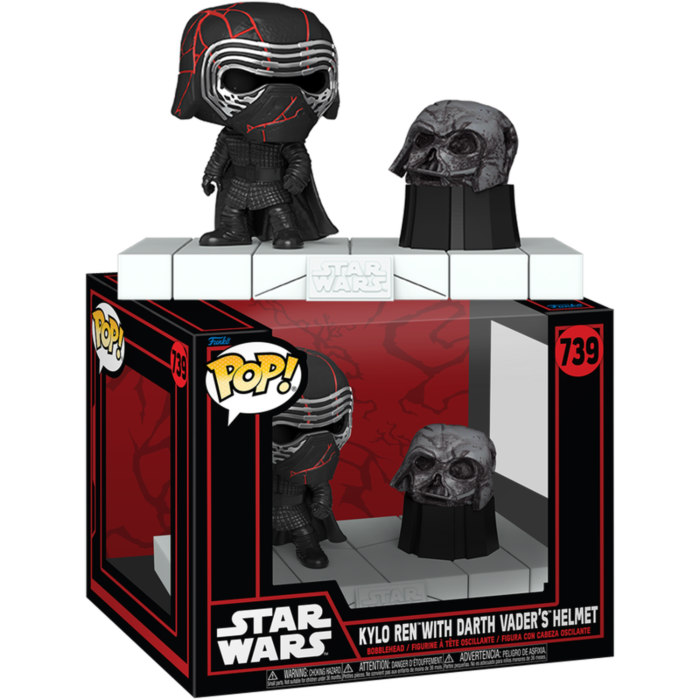 Funko Pop! Star Wars - Dark Side - Kylo Ren with Darth Vader's Helmet Deluxe