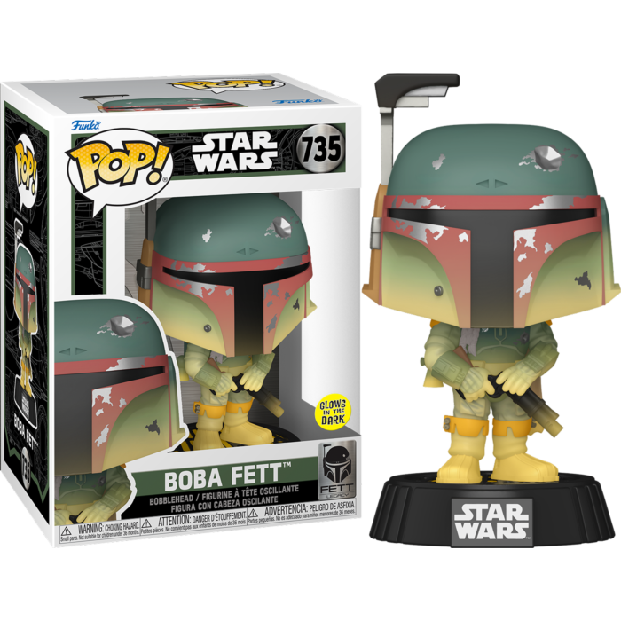 Funko Pop! Star Wars - Fett Legacy - Boba Fett with Rifle Glow-in-the-Dark