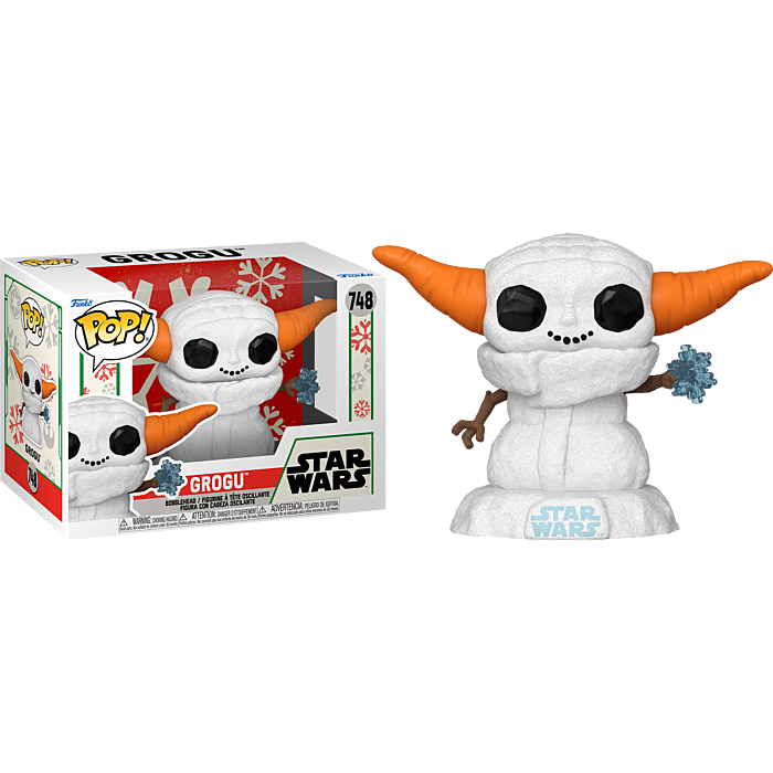 Funko Pop! Star Wars - The Mandalorian - Snowman Grogu (Holiday)