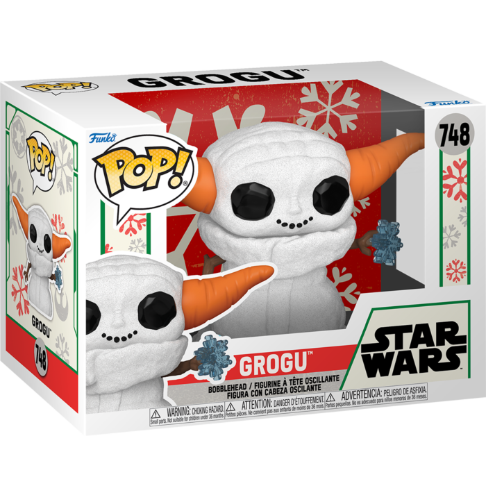 Funko Pop! Star Wars - The Mandalorian - Snowman Grogu (Holiday)