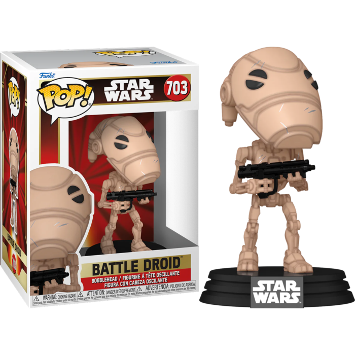 Funko Pop! Star Wars Episode I - The Phantom Menace - B1 Battle Droid 25th Anniversary