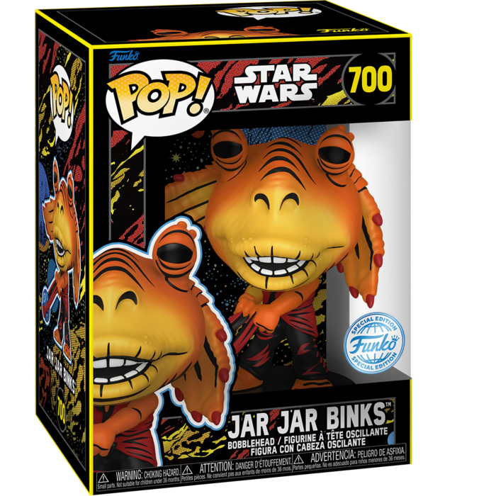 Funko Pop! Star Wars Episode I - The Phantom Menace - Jar Jar Binks with Booma Balls 25th Anniversary Retro Series