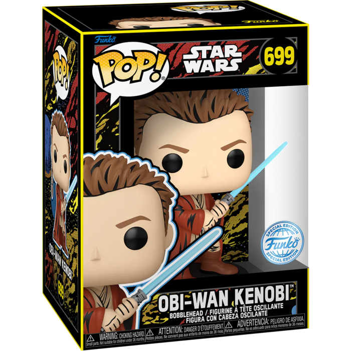 Funko Pop! Star Wars Episode I - The Phantom Menace - Padawan Obi-Wan Kenobi 25th Anniversary Retro Series