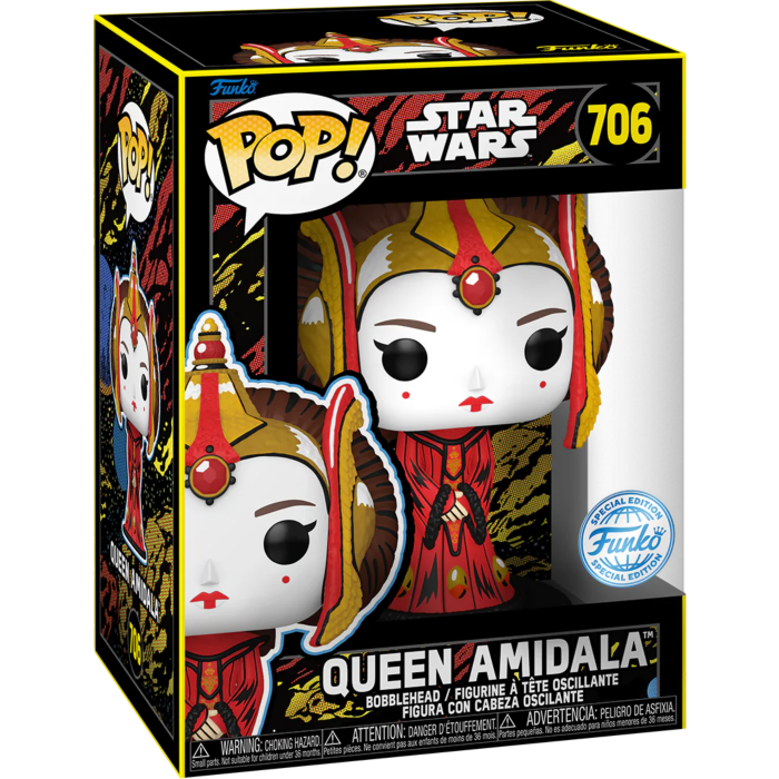 Funko Pop! Star Wars Episode I - The Phantom Menace - Queen Amidala 25th Anniversary Retro Series