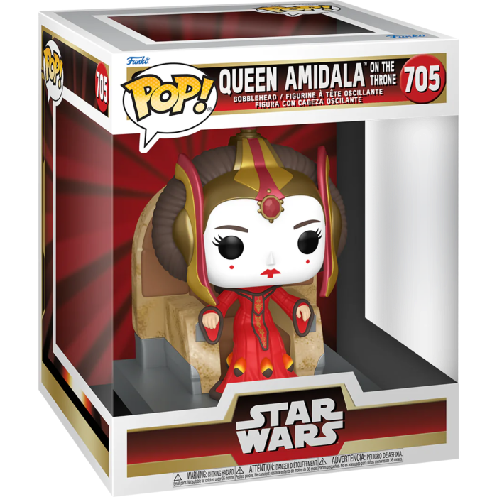 Funko Pop! Star Wars Episode I - The Phantom Menace - Queen Amidala on Throne 25th Anniversary