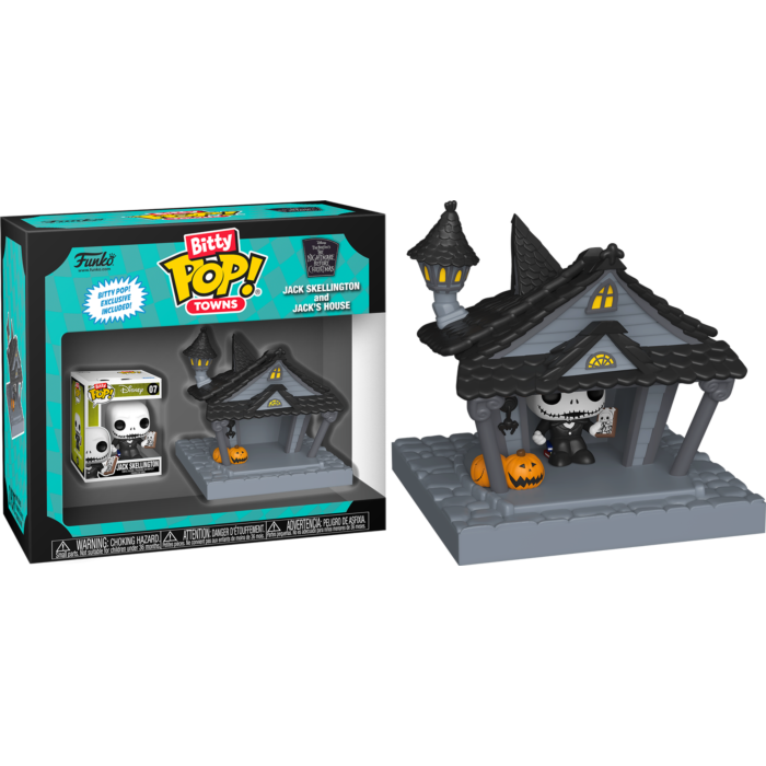 Funko Pop! The Nightmare Before Christmas - Jack Skellington & Jack's House Bitty Town