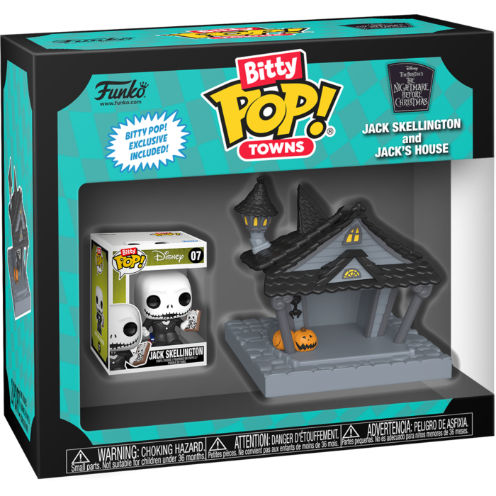 Funko Pop! The Nightmare Before Christmas - Jack Skellington & Jack's House Bitty Town