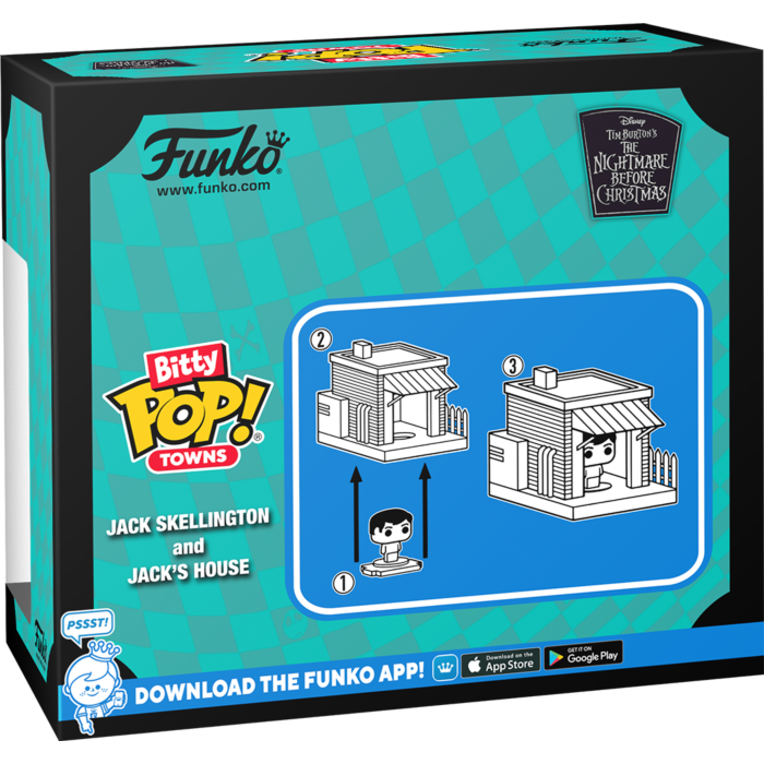 Funko Pop! The Nightmare Before Christmas - Jack Skellington & Jack's House Bitty Town