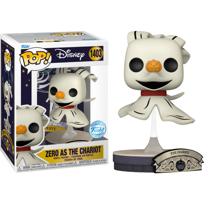 Funko Pop! The Nightmare Before Christmas - Zero as the Chariot