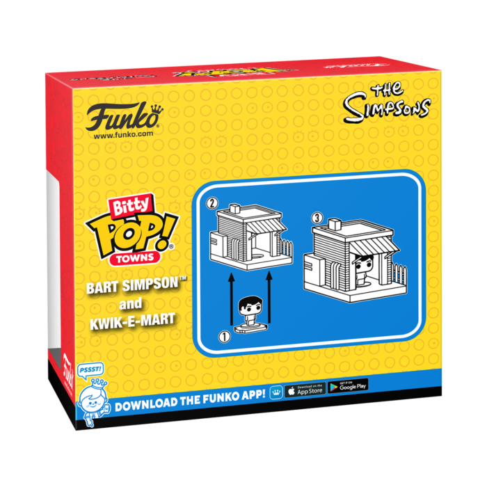 Funko Pop! The Simpsons - Bart Simpson & Kwik-E-Mart Bitty Town